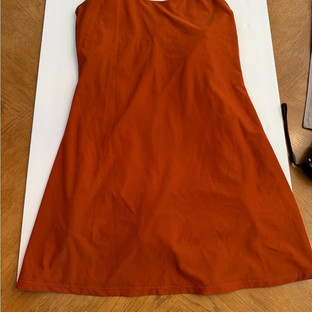 Women's Athletic Rust Orange Dress pickleball tennis workout - Picture 4 of 8